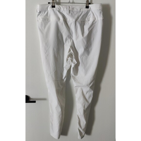 Lululemon Mens 34x34 Commission Golf Classic Tapered Leg M5AS9S White Pants - Picture 2 of 7